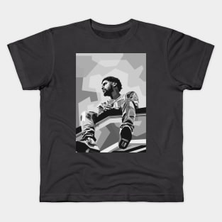 J Cole B & W Kids T-Shirt